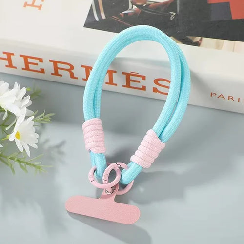 Cute Candy Colors Phone Chain Cellphone Strap Anti-Lost Lanyard Summer Chain Jewelry Phone Wrist Straps Hanging Rope Accessory
