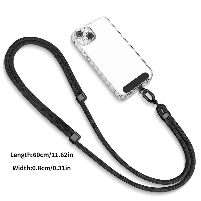Universal Phone Lanyard Crossbody Necklace Strap Phone Adjustable Long Hanging Rope Anti-Lost Durable Sturdy Lanyard for Iphone