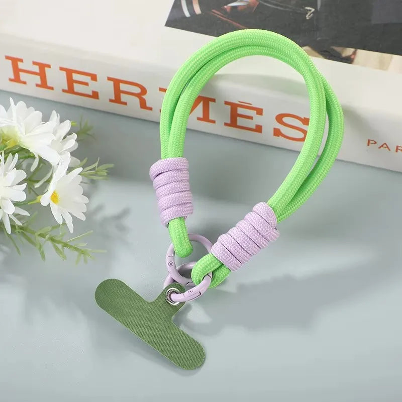 Cute Candy Colors Phone Chain Cellphone Strap Anti-Lost Lanyard Summer Chain Jewelry Phone Wrist Straps Hanging Rope Accessory