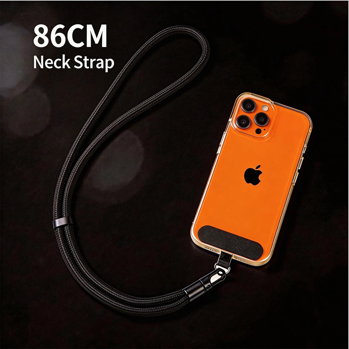 Universal Phone Lanyard with Clip Upgraded Anti-Drop 360° Rotation Adjustable Neck/Crossbody Strap for All Phone Cases