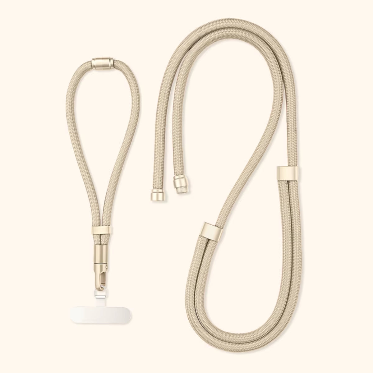 3-In-1 Switchable Mobile Phone Lanyard Adjustable Length Universal Mobile Phone Case Strap