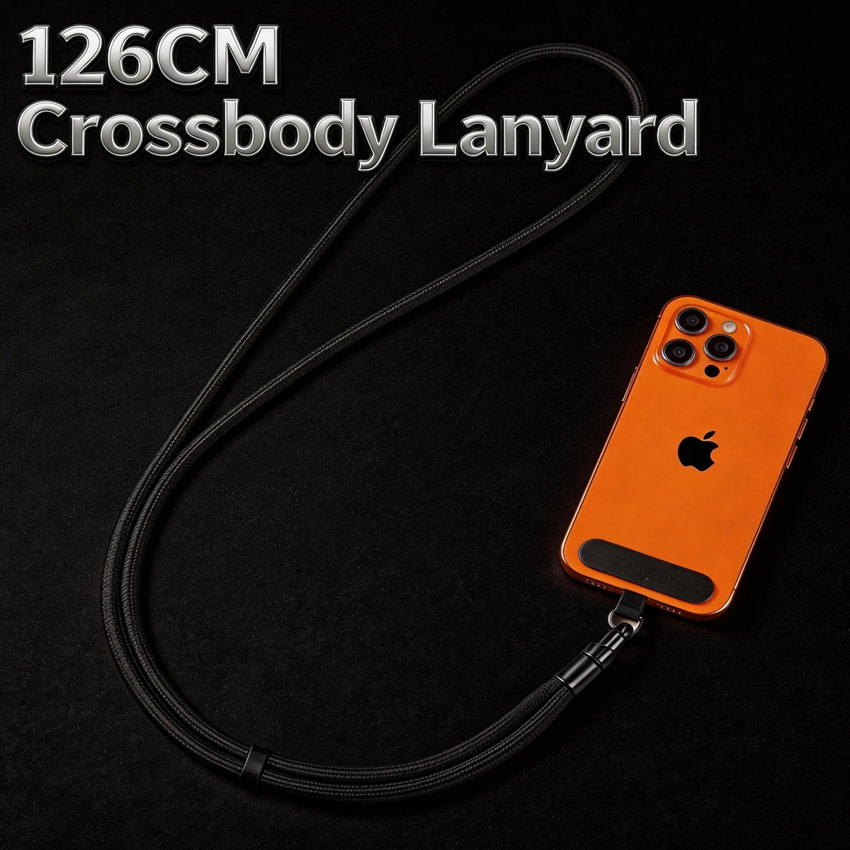 Universal Phone Lanyard with Clip Upgraded Anti-Drop 360° Rotation Adjustable Neck/Crossbody Strap for All Phone Cases