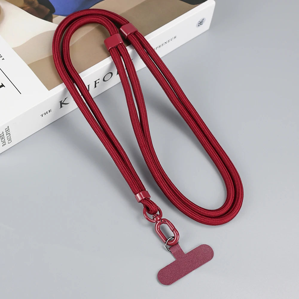 Universal Phone Lanyard Crossbody Necklace Strap Phone Adjustable Long Hanging Rope Anti-Lost Durable Sturdy Lanyard for Iphone