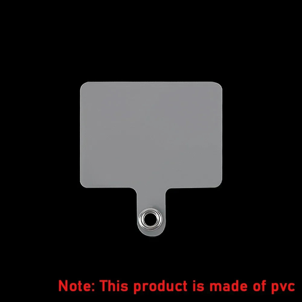 Stainless Steel Hanging Chain Anti-Lost Universal Metal Clips Phone Lanyard Tether Strap Tab Card Ultra-Thin Cell Phone Patches