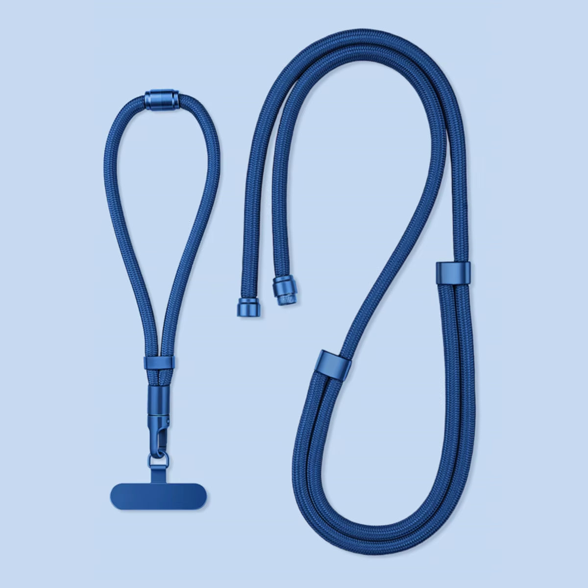 3-In-1 Switchable Mobile Phone Lanyard Adjustable Length Universal Mobile Phone Case Strap