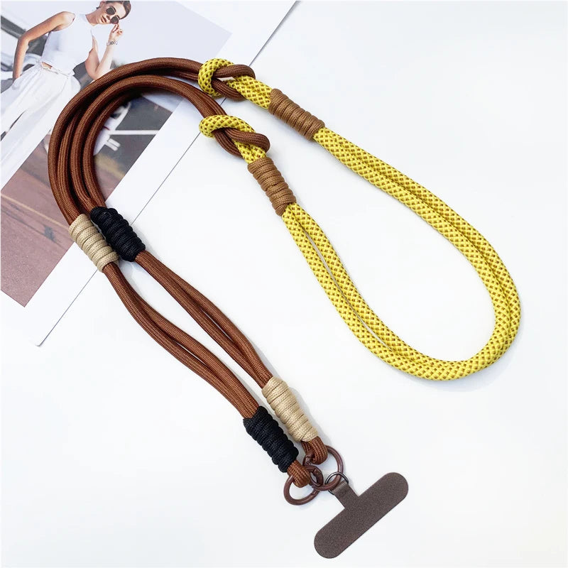 3 in 1 120Cm Crossbody Mobile Phone Hanging Rope Neck Lanyard Wrist Strap Removable Phone Lanyard Water Cup Hanging Rope