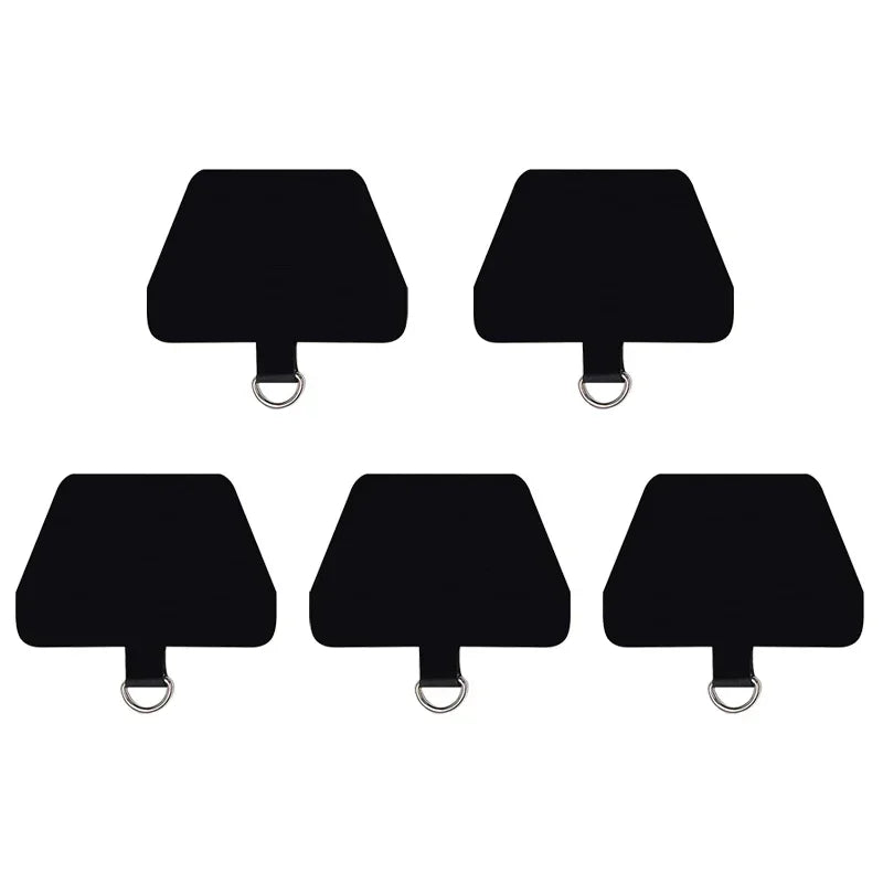 1-20PCS Universal Self Adhesive Strong Tether Lanyard Gasket Phone Replacement Cards Wrist Strap Tab Hanging Rope Patch Clip