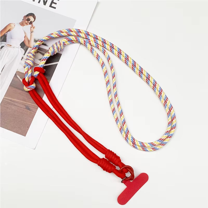 3 in 1 120Cm Crossbody Mobile Phone Hanging Rope Neck Lanyard Wrist Strap Removable Phone Lanyard Water Cup Hanging Rope