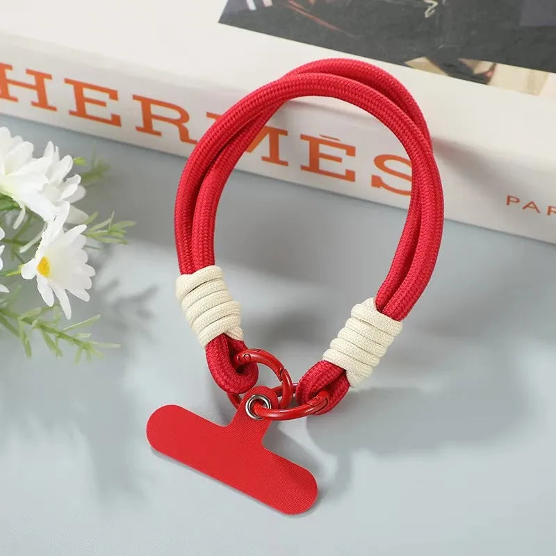 Cute Candy Colors Phone Chain Cellphone Strap Anti-Lost Lanyard Summer Chain Jewelry Phone Wrist Straps Hanging Rope Accessory