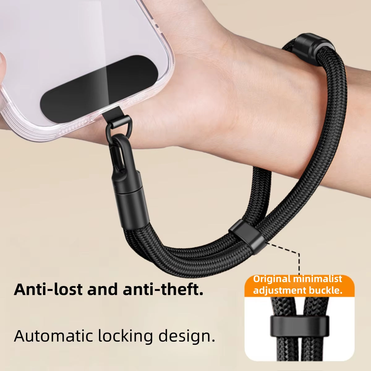 3-In-1 Switchable Mobile Phone Lanyard Adjustable Length Universal Mobile Phone Case Strap