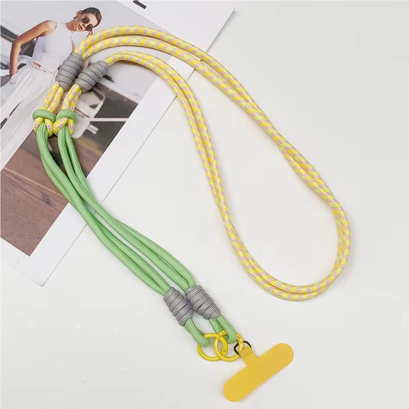 3 in 1 120Cm Crossbody Mobile Phone Hanging Rope Neck Lanyard Wrist Strap Removable Phone Lanyard Water Cup Hanging Rope