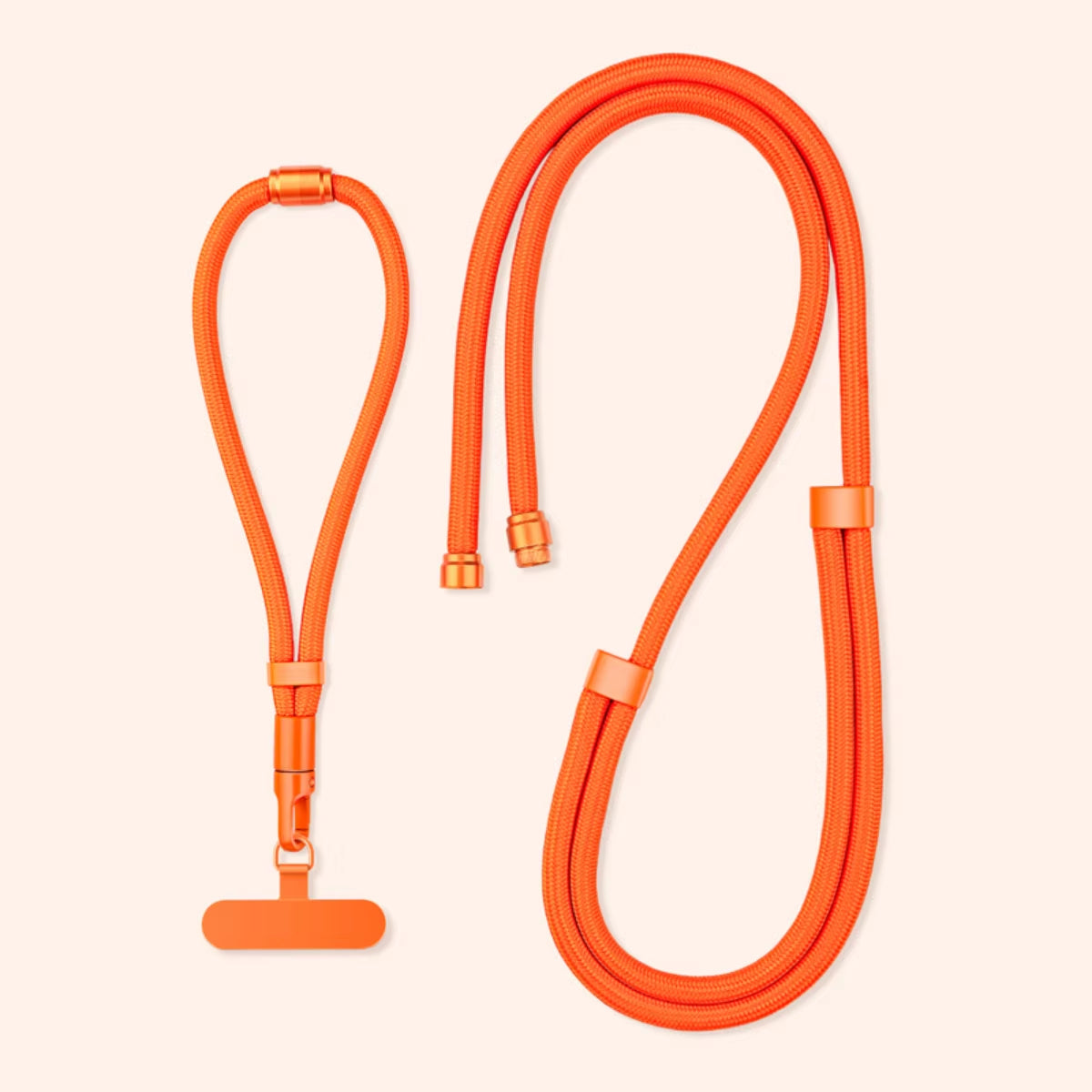 3-In-1 Switchable Mobile Phone Lanyard Adjustable Length Universal Mobile Phone Case Strap