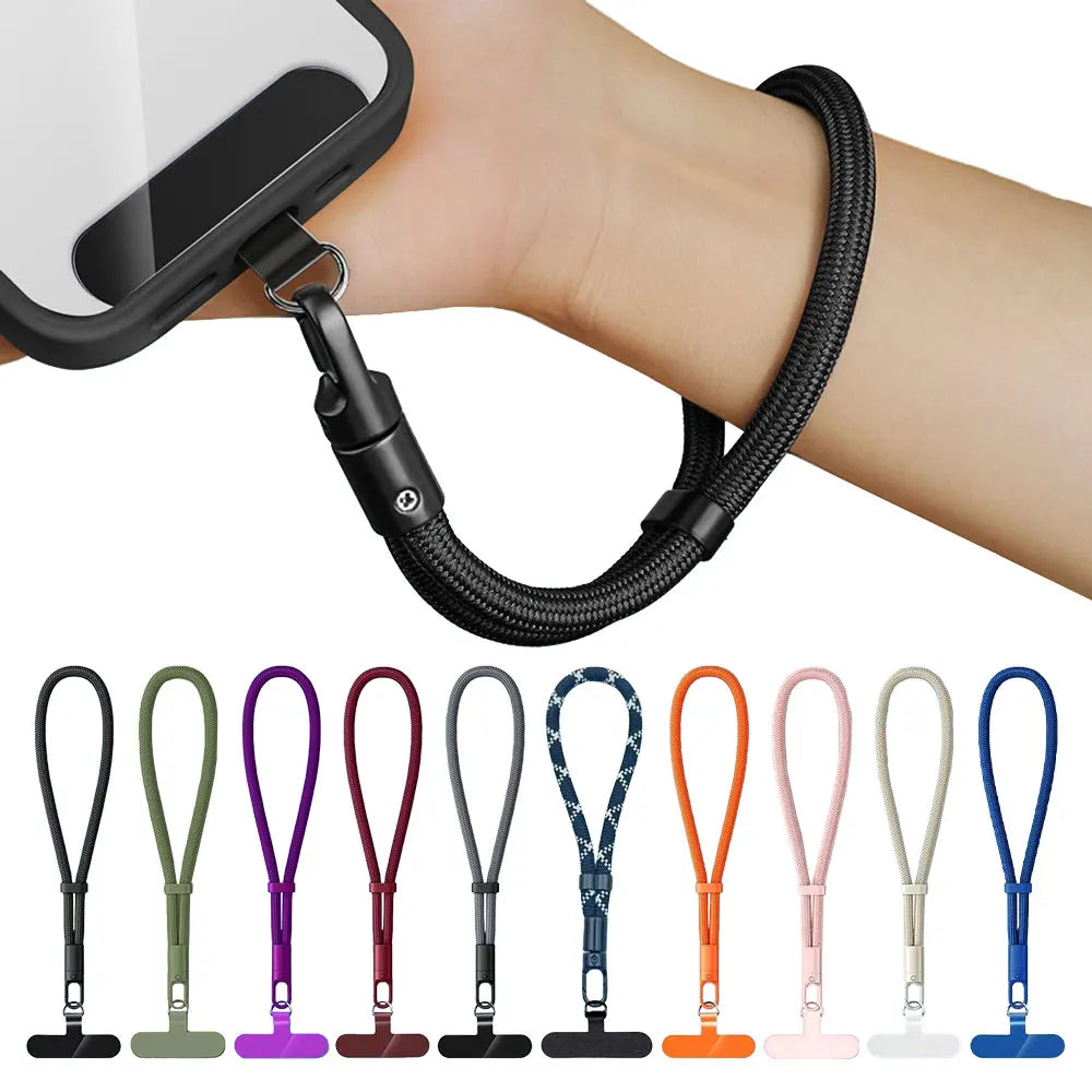 Universal Phone Lanyard with Clip Upgraded Anti-Drop 360° Rotation Adjustable Neck/Crossbody Strap for All Phone Cases