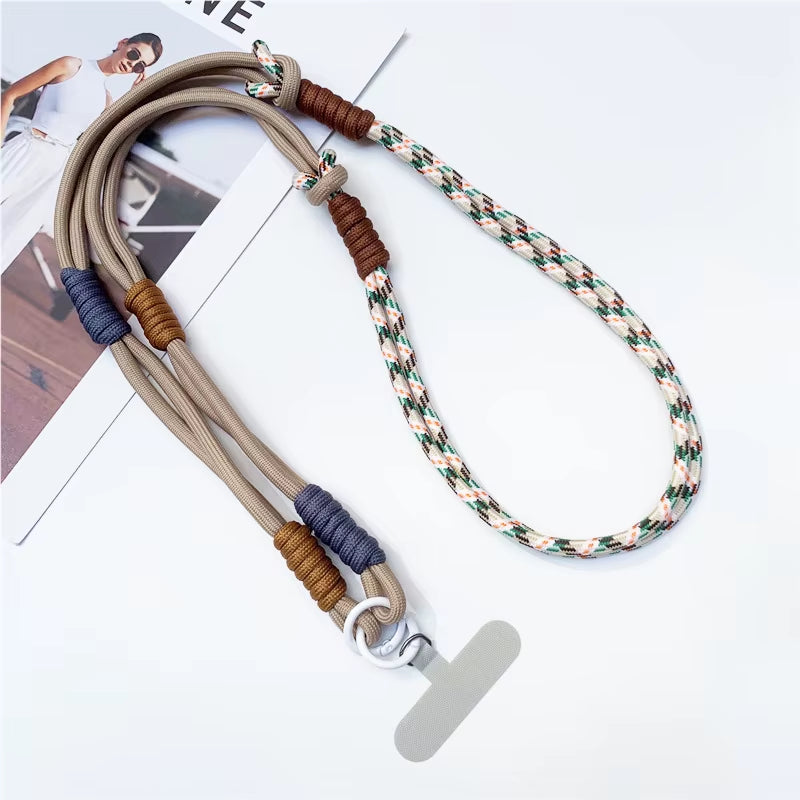 3 in 1 120Cm Crossbody Mobile Phone Hanging Rope Neck Lanyard Wrist Strap Removable Phone Lanyard Water Cup Hanging Rope