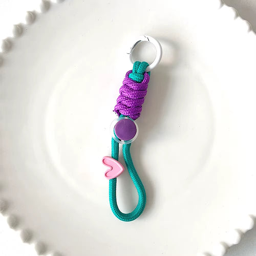 Fashion Keyring Creative Braided Lanyard Keychain for Phone Case Women anti Lost Knot Rope Strap Car Key Chains Diy Accessories