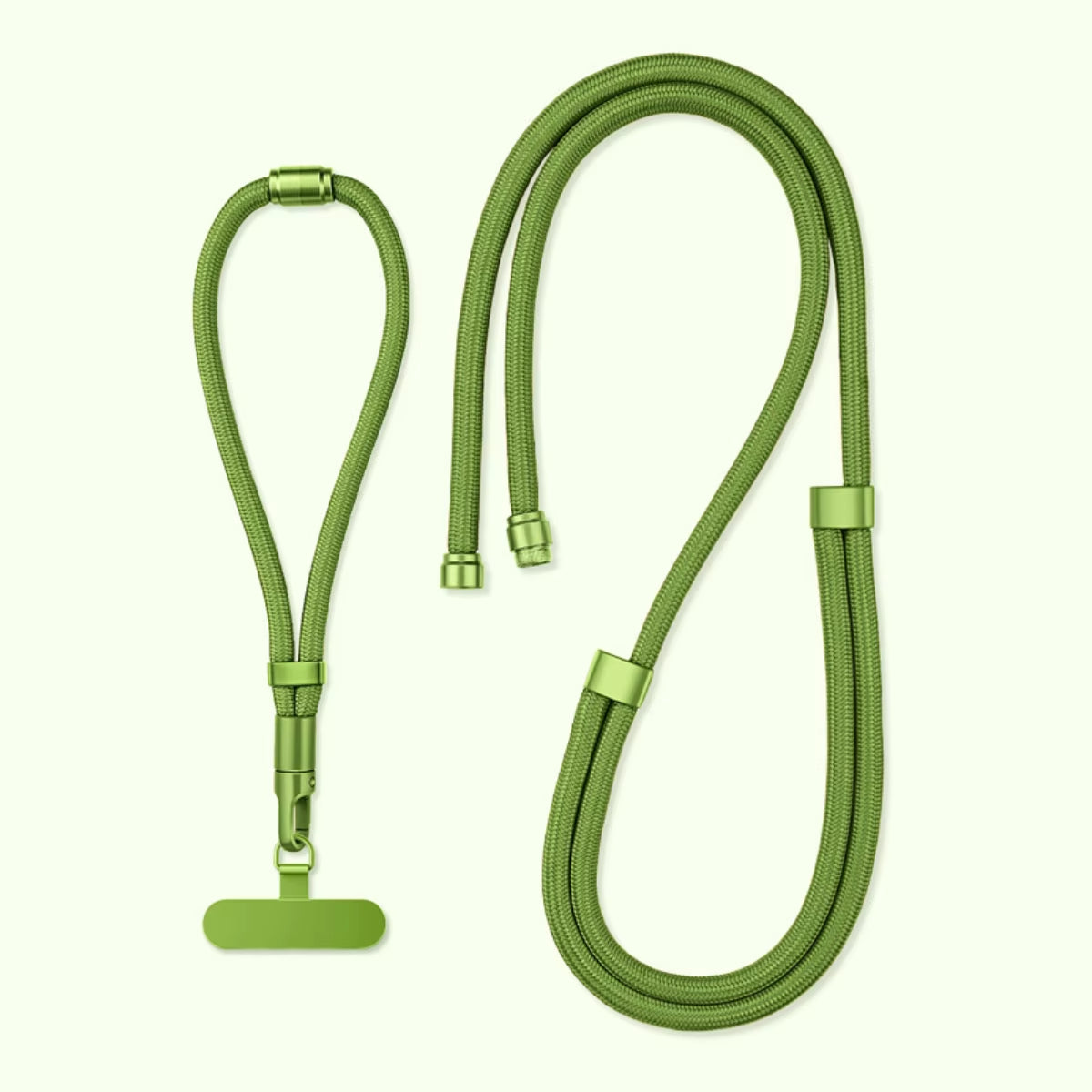 3-In-1 Switchable Mobile Phone Lanyard Adjustable Length Universal Mobile Phone Case Strap