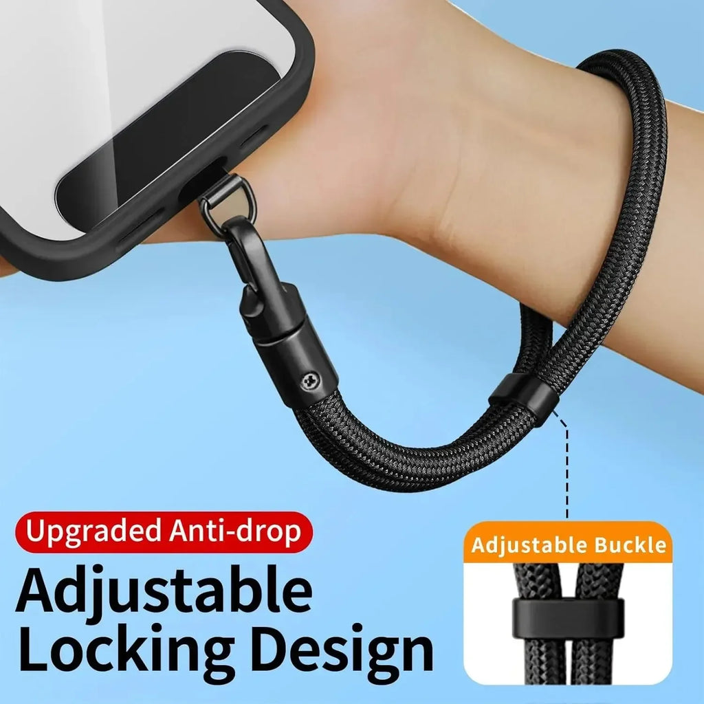 Universal Phone Lanyard with Clip Upgraded Anti-Drop 360° Rotation Adjustable Neck/Crossbody Strap for All Phone Cases