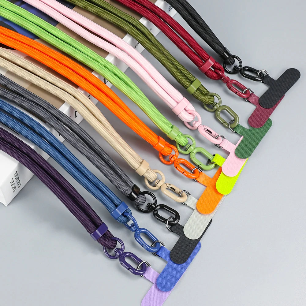 Universal Phone Lanyard Crossbody Necklace Strap Phone Adjustable Long Hanging Rope Anti-Lost Durable Sturdy Lanyard for Iphone