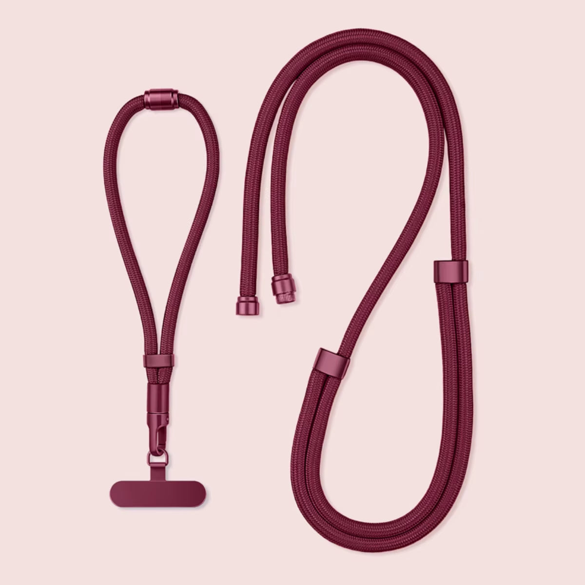 3-In-1 Switchable Mobile Phone Lanyard Adjustable Length Universal Mobile Phone Case Strap