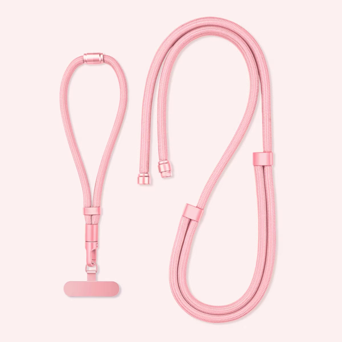 3-In-1 Switchable Mobile Phone Lanyard Adjustable Length Universal Mobile Phone Case Strap