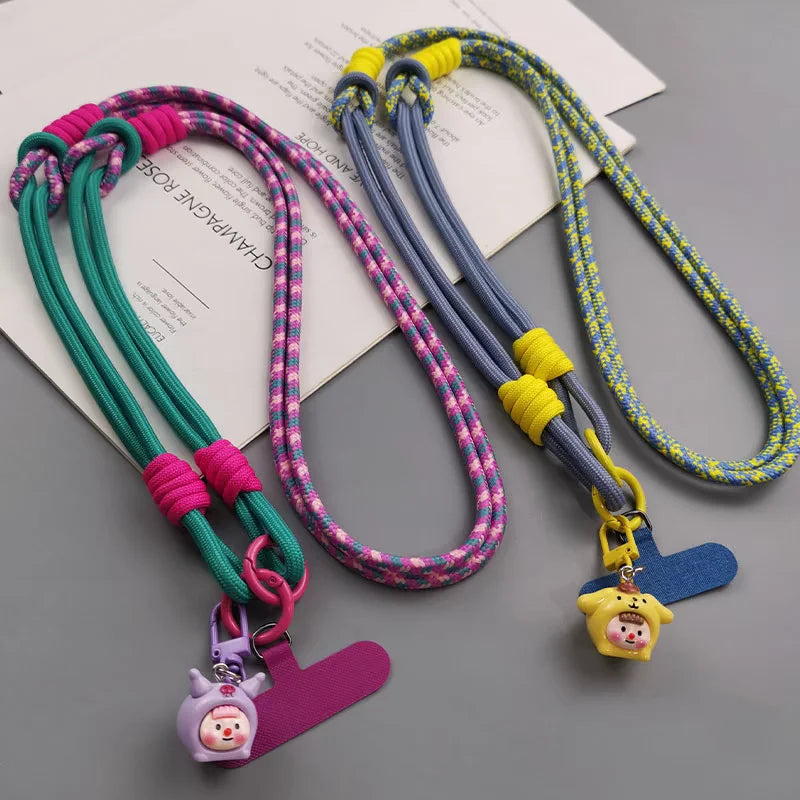 3 in 1 120Cm Crossbody Mobile Phone Hanging Rope Neck Lanyard Wrist Strap Removable Phone Lanyard Water Cup Hanging Rope