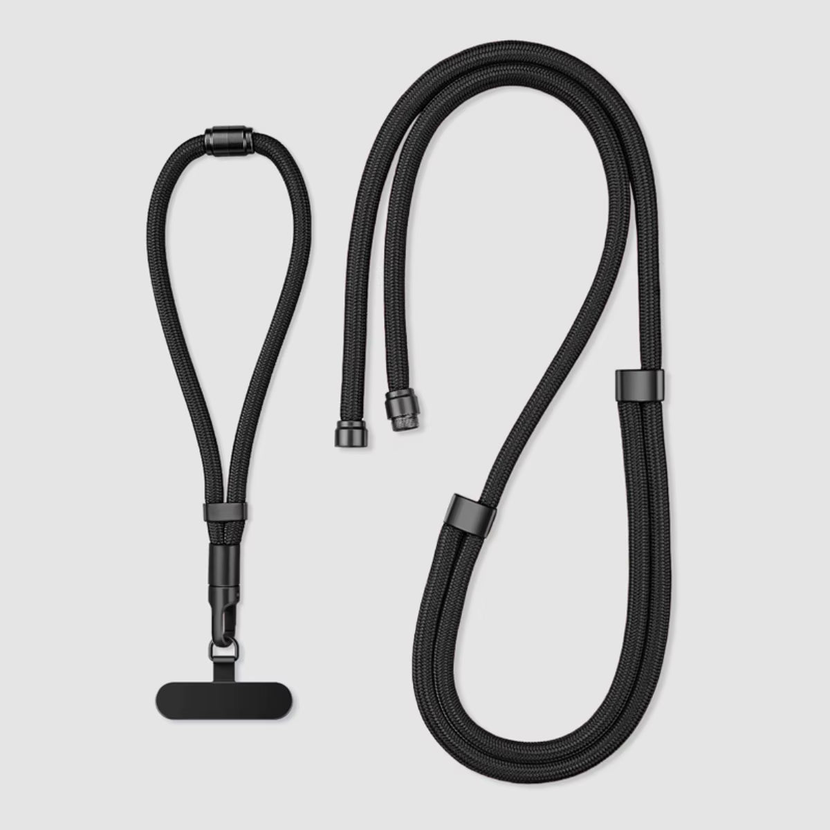 3-In-1 Switchable Mobile Phone Lanyard Adjustable Length Universal Mobile Phone Case Strap