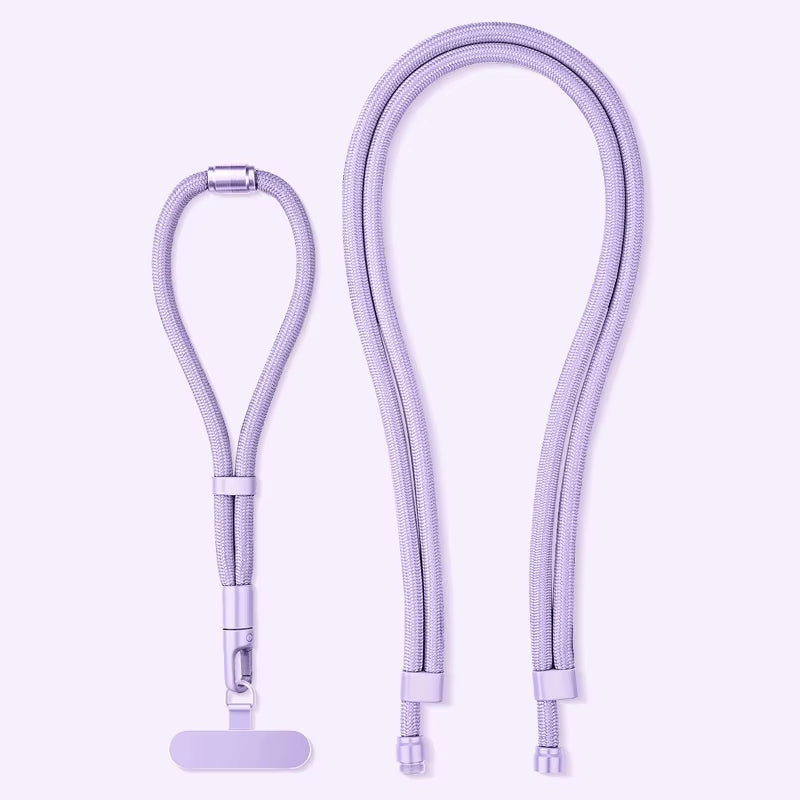 3-In-1 Switchable Mobile Phone Lanyard Adjustable Length Universal Mobile Phone Case Strap